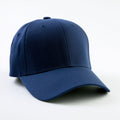 Caps-Baumwolle-30x21x12 cm-Dunkelblau-Baseballcap mit strukturierter Krempe