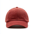 Caps-Baumwolle-28x20x12 cm-Rostrot-Baseballcap im Washed-Look