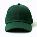 Caps-Baumwolle-29x20x13 cm-Dunkelgrün-Baseballcap mit gebogener Krempe