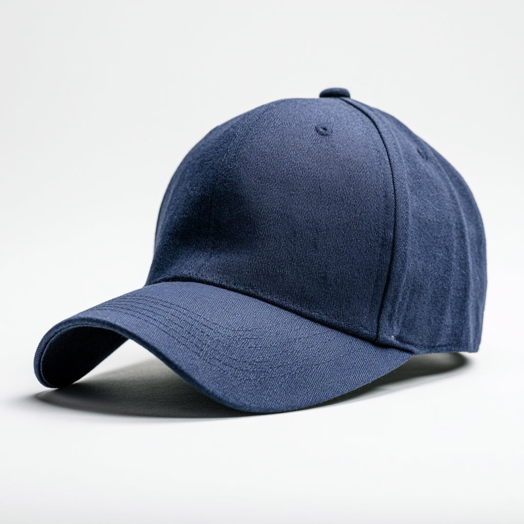 Caps-Baumwolle-30x21x12 cm-Marineblau-Baseballcap mit strukturierter Krempe