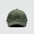 Caps-Baumwolle-28x20x12 cm-Olivgrün-Baseballcap mit gebogener Krempe